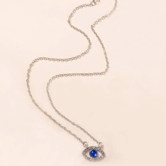 3/$30 NEW! Evil Eye Necklace Boho Hamsa Spiritual Rhinestone - Picture 4 of 6